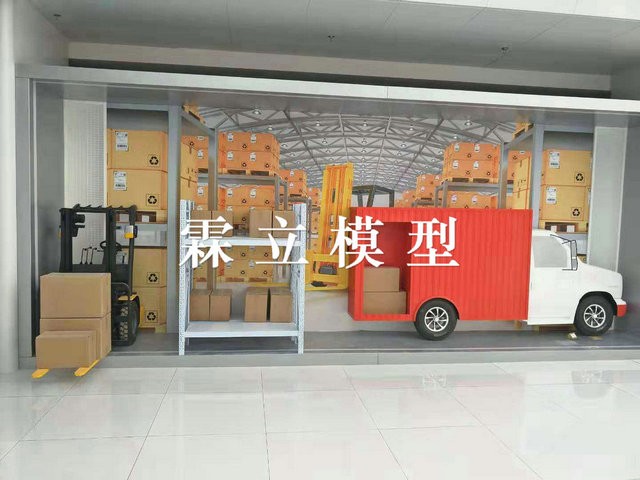 霍尼韋爾館——貨車模型、叉車模型
